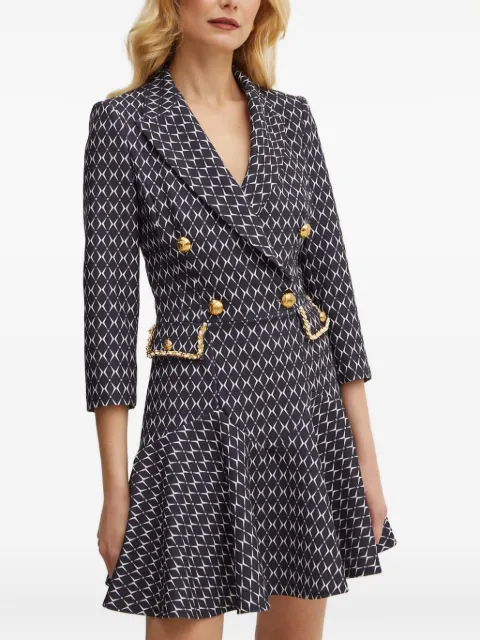 Elisabetta Franchi button chain dress