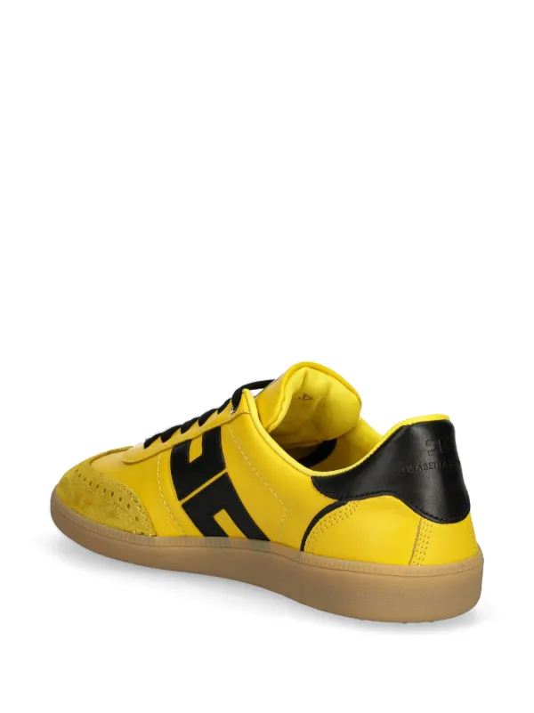 スニーカー ELISABETTA FRANCHI LEATHER SNEAKERS WITH LOGO DETAIL Leather sneakers with logo detail | Elisabetta Franchi
