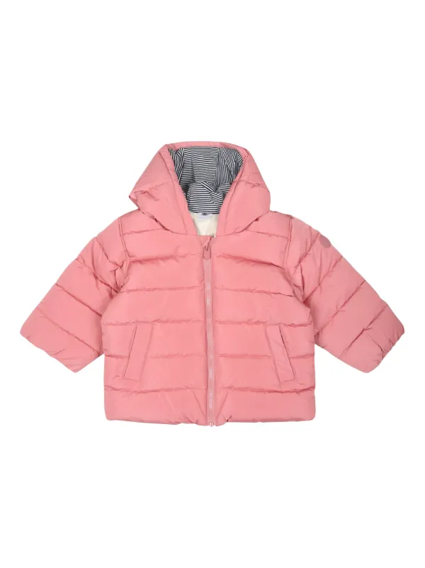 Petit Bateau fleece-lined Padded Jacket Pink FARFETCH ID