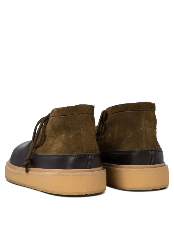 Marni logo-tag Leather Ankle Boots | Brown | FARFETCH AO display picture 1