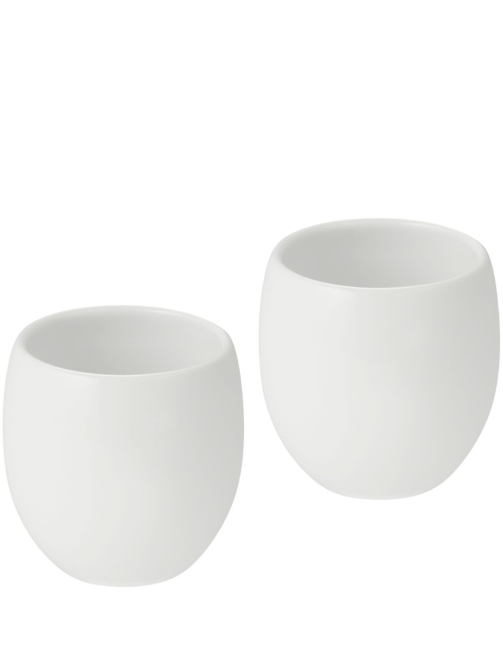 Christofle porcelain espresso cups (set of two) - White