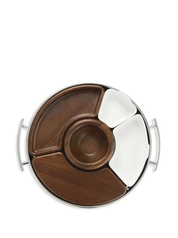 Christofle Petit Mood コーヒートレイ 32cm | シルバートーン