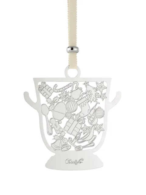 Christofle objeto decorativo Tresor d'Argent Champagne Bucket Christmas