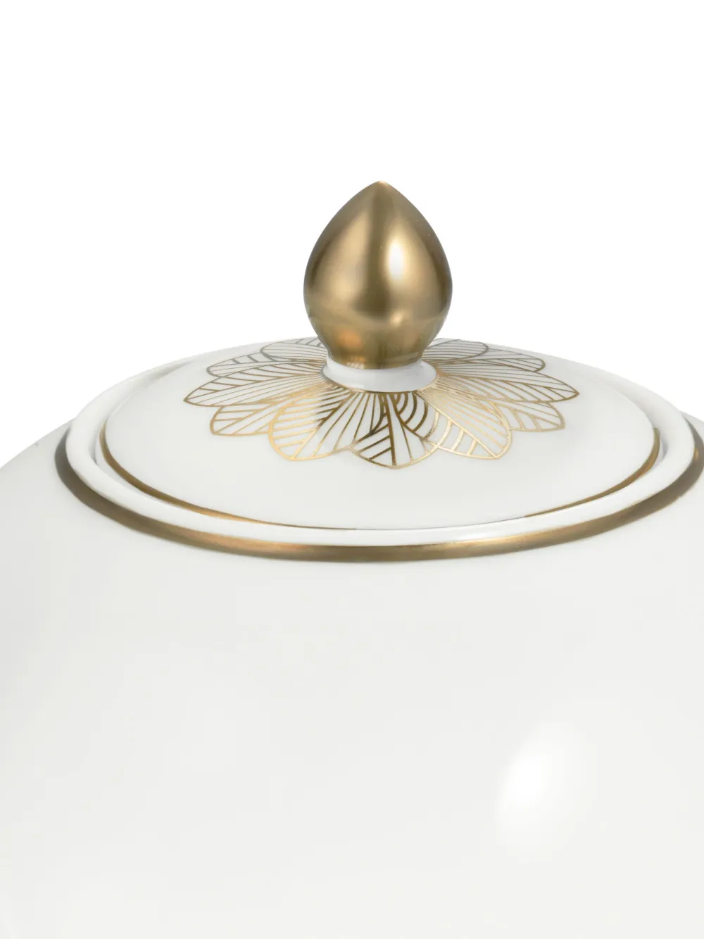  Christofle Round Teapot - White 
