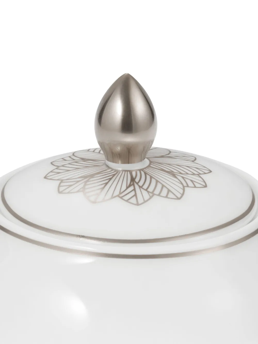 Christofle Covered Zuckerdose In Weiss