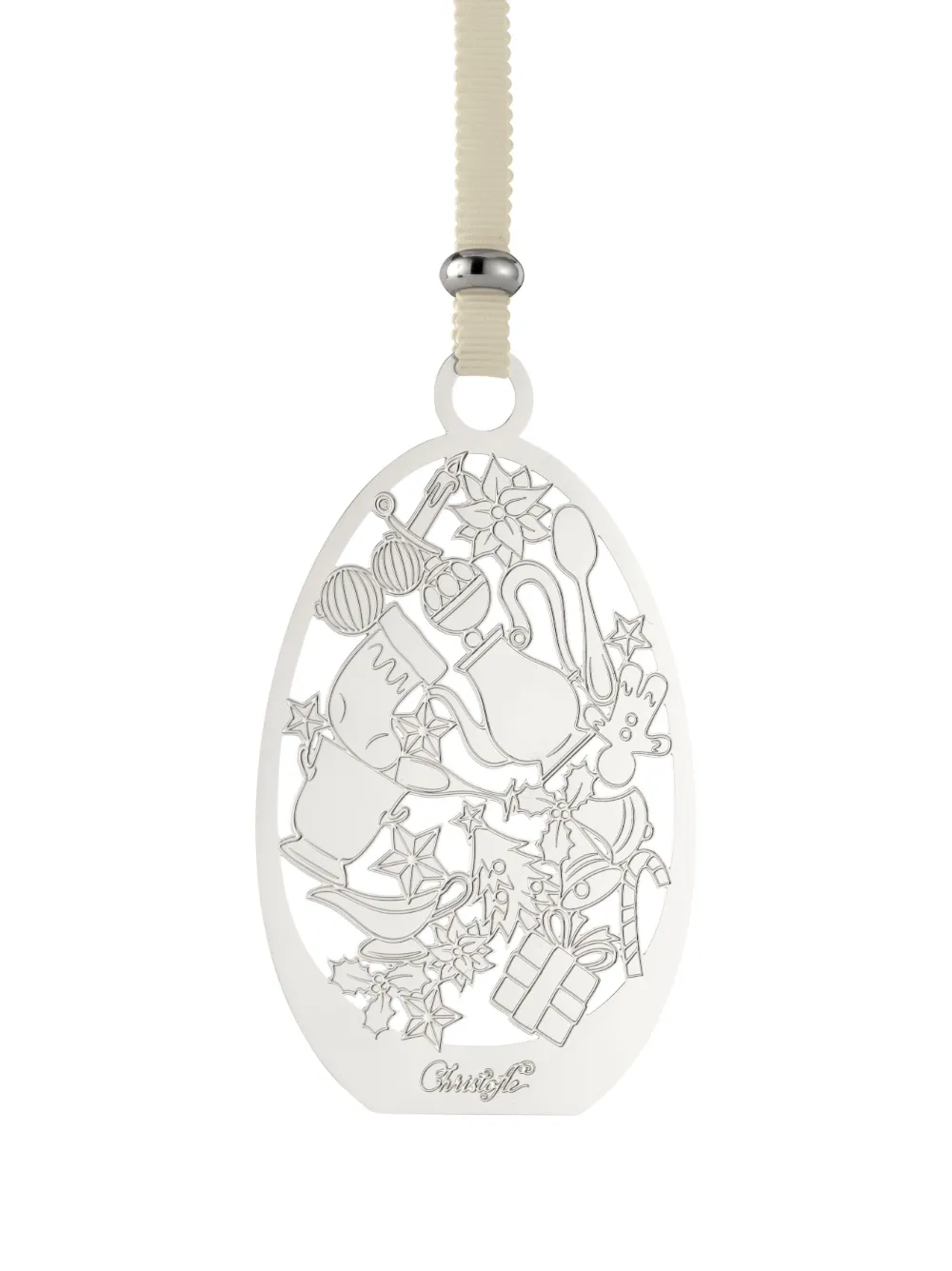 Christofle Mood 2024 Christmas ornament | Silver | Image 1