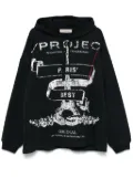 Y/Project Evergreen Paris' Best printed hoodie - Black