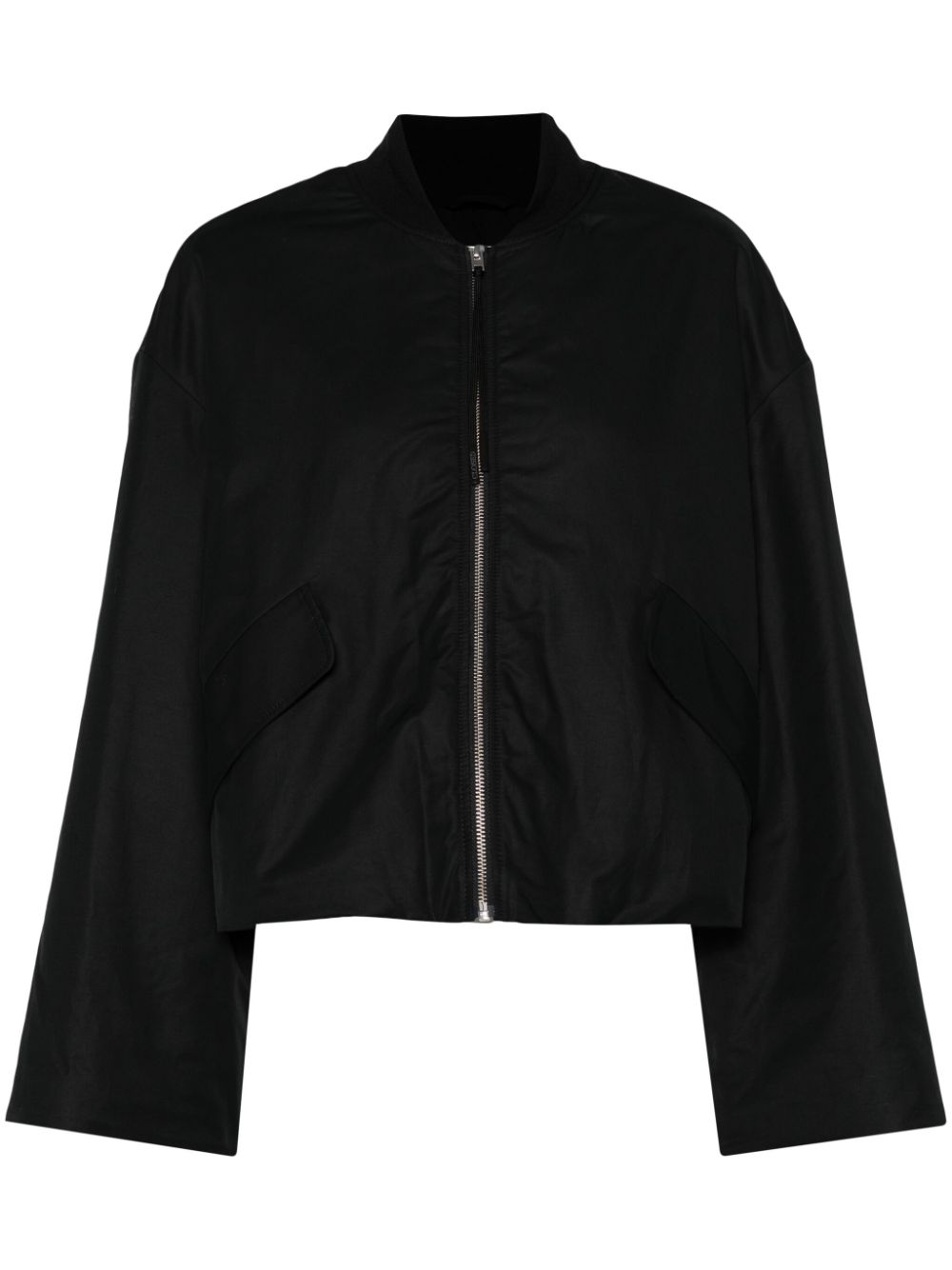 cropped bomber jacket