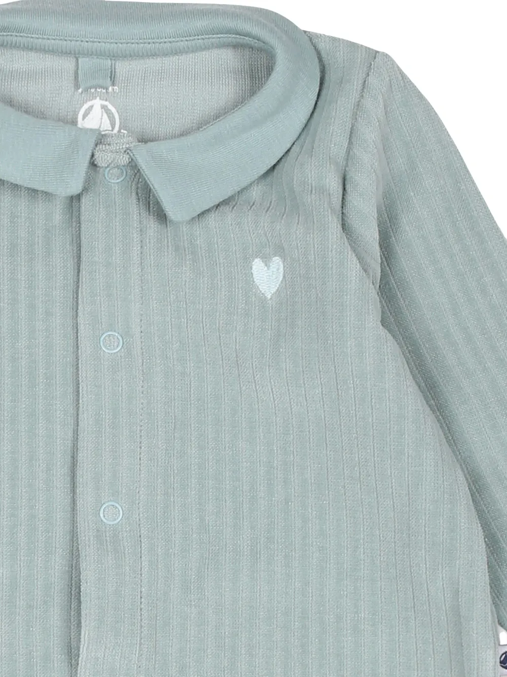 Petit Bateau Fluwelen katoenen pyjama Groen