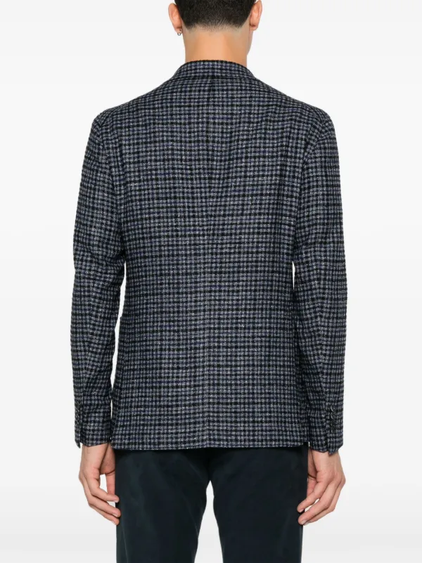 Tagliatore ハウンドトゥース ジャケット | ブルー | FARFETCH JP