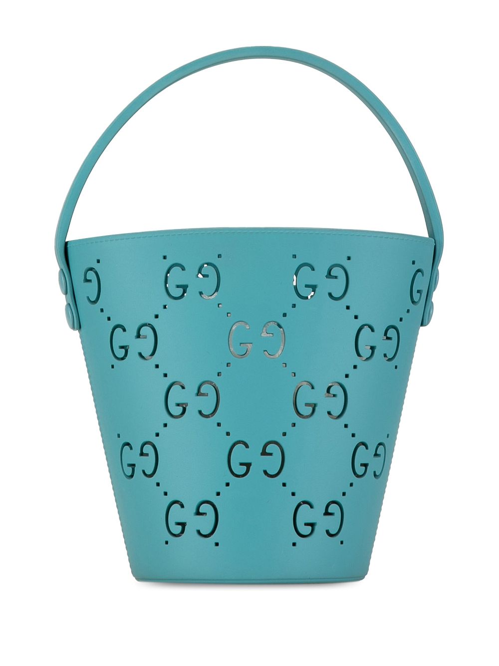 Gucci Pre-Owned 2000-2015 Kids GG Rubber bucket bag - Blauw