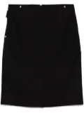 MOSCHINO JEANS rear-slit mini skirt - Black