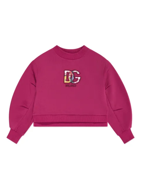 Dolce & Gabbana Kids DG-appliqué sweatshirt