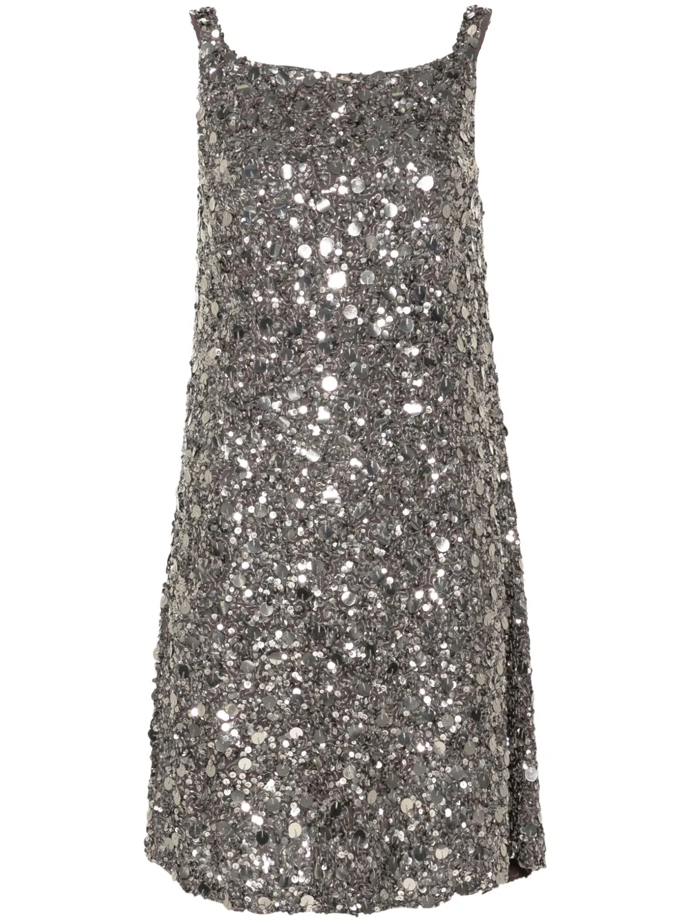 P.A.R.O.S.H. sequinned mini dress - Grey