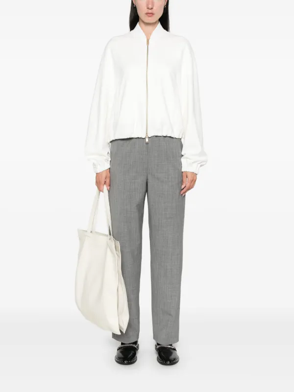 [FABIANA FILIPPI] 千鳥格子ボンバージャケット Fabiana Filippi ボンバージャケット | ホワイト | FARFETCH JP
