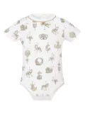 Atelier Choux graphic-print body - White