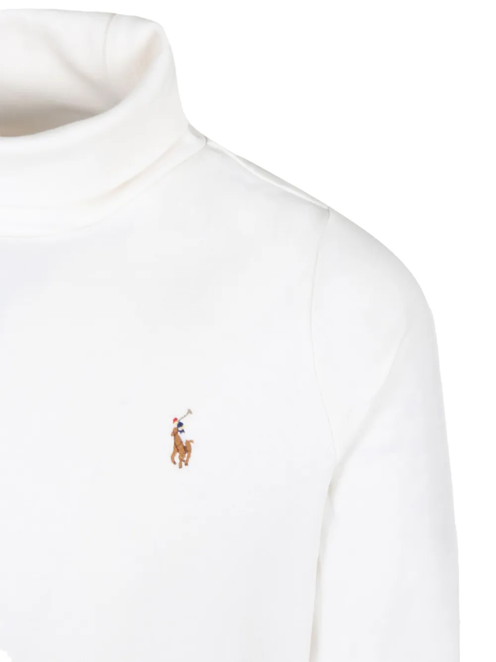 POLO RALPH LAUREN KIDS Gebreide top met geborduurd logo Wit