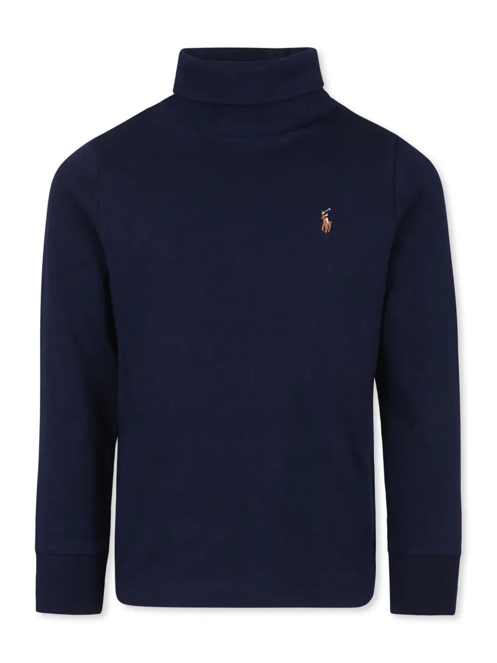 POLO RALPH LAUREN KIDS Gebreide top met geborduurd logo Blauw
