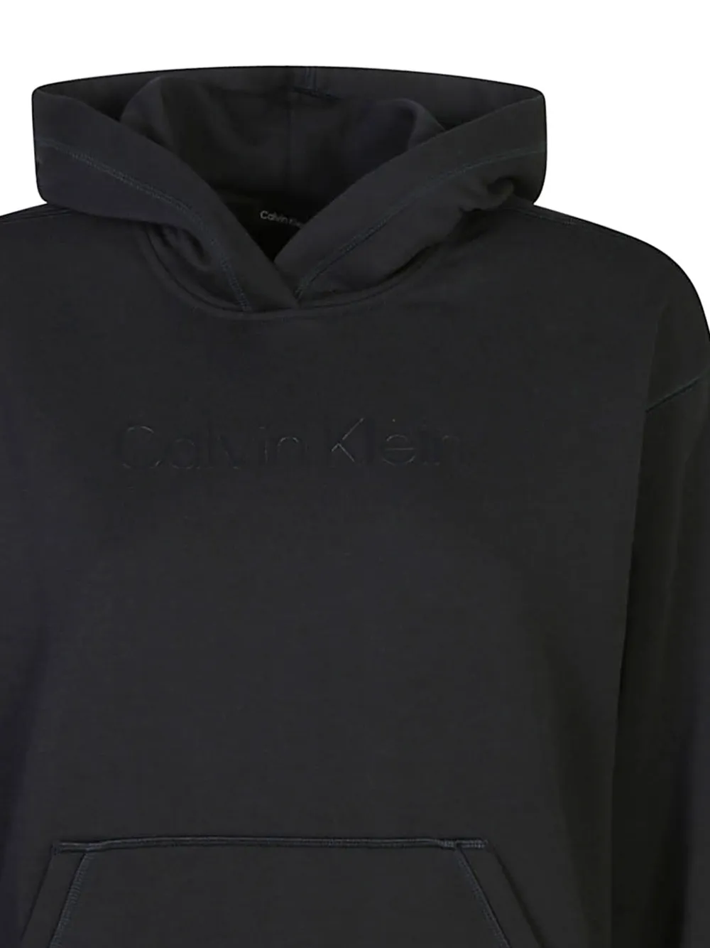 Calvin Klein Hoodie met logo - Zwart
