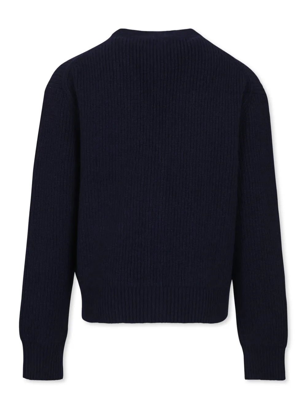 Ralph Lauren Kids v-neck logo-embroidered cardigan - Blauw