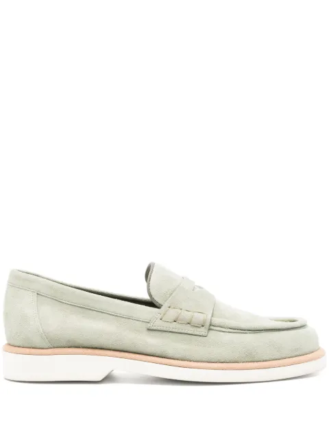 Santoni suede loafers