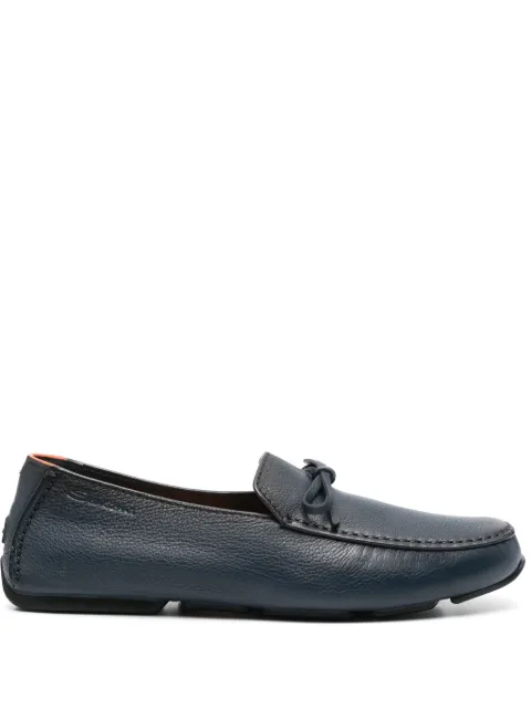 Santoni bow loafers