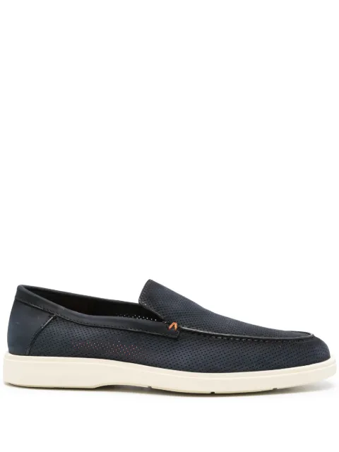 Santoni perforated loafers