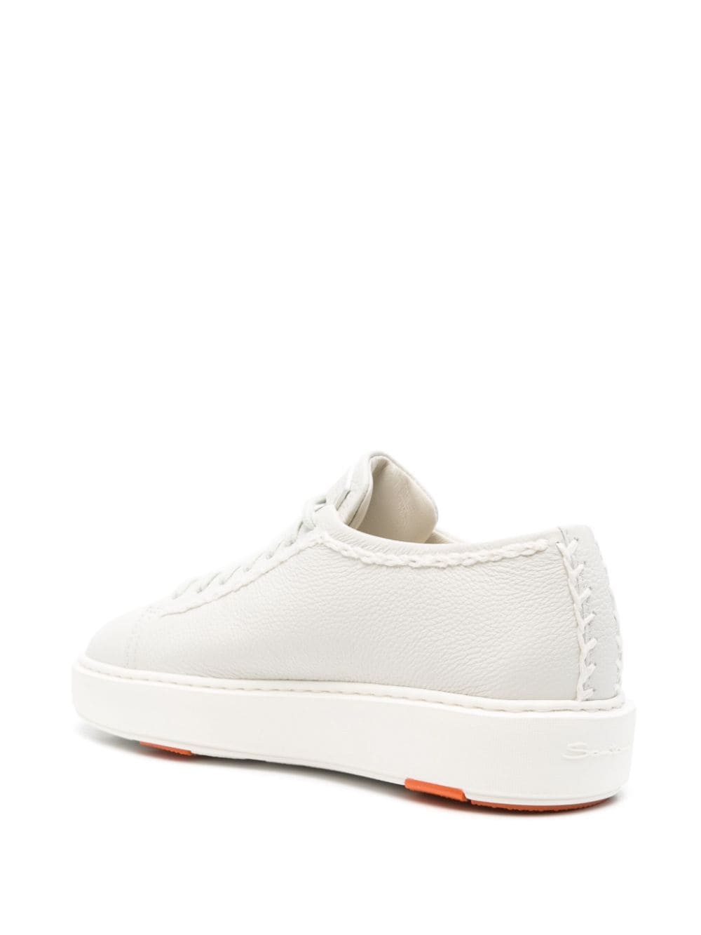 Santoni Leren sneakers Grijs