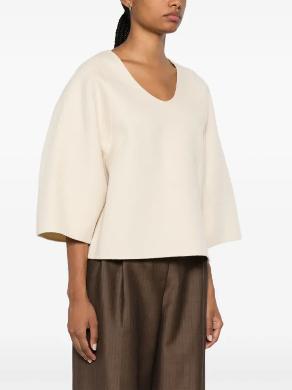 By Malene Birger Calya トップ | ホワイト | FARFETCH JP