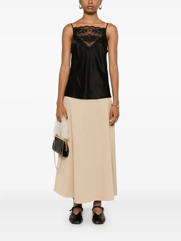 By Malene Birger Leeba Top | Black | FARFETCH