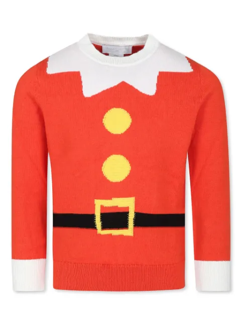 Stella McCartney Kids santa claus-knit sweater 