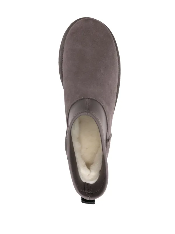 UGG Classic Mini Dipper Boots Grey FARFETCH TR