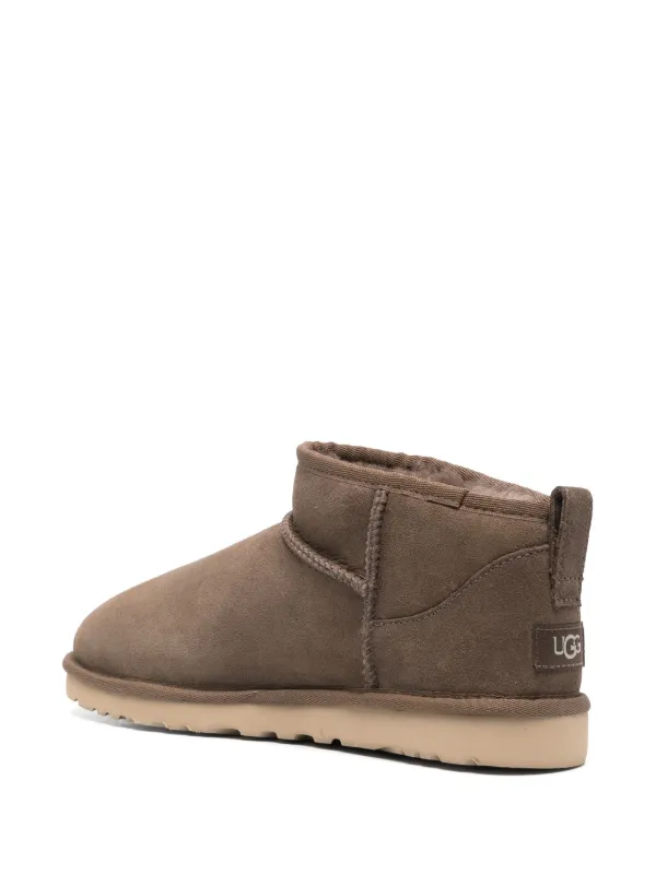 UGG Classic Ultra Mini Boots Brown FARFETCH EG