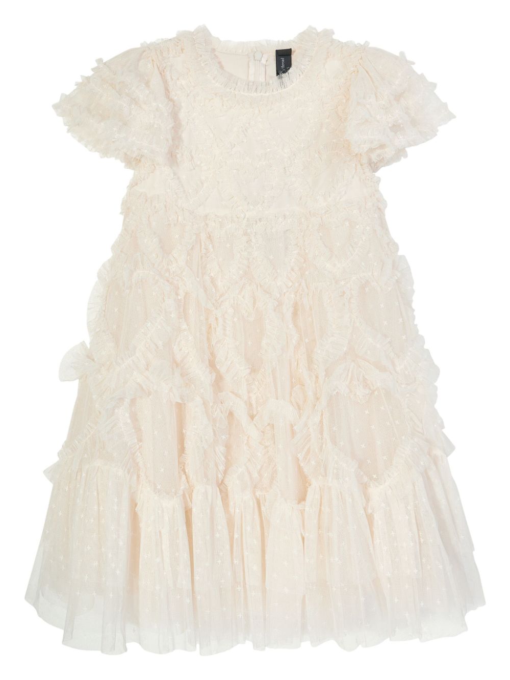 NEEDLE & THREAD KIDS Amorette jurk Beige