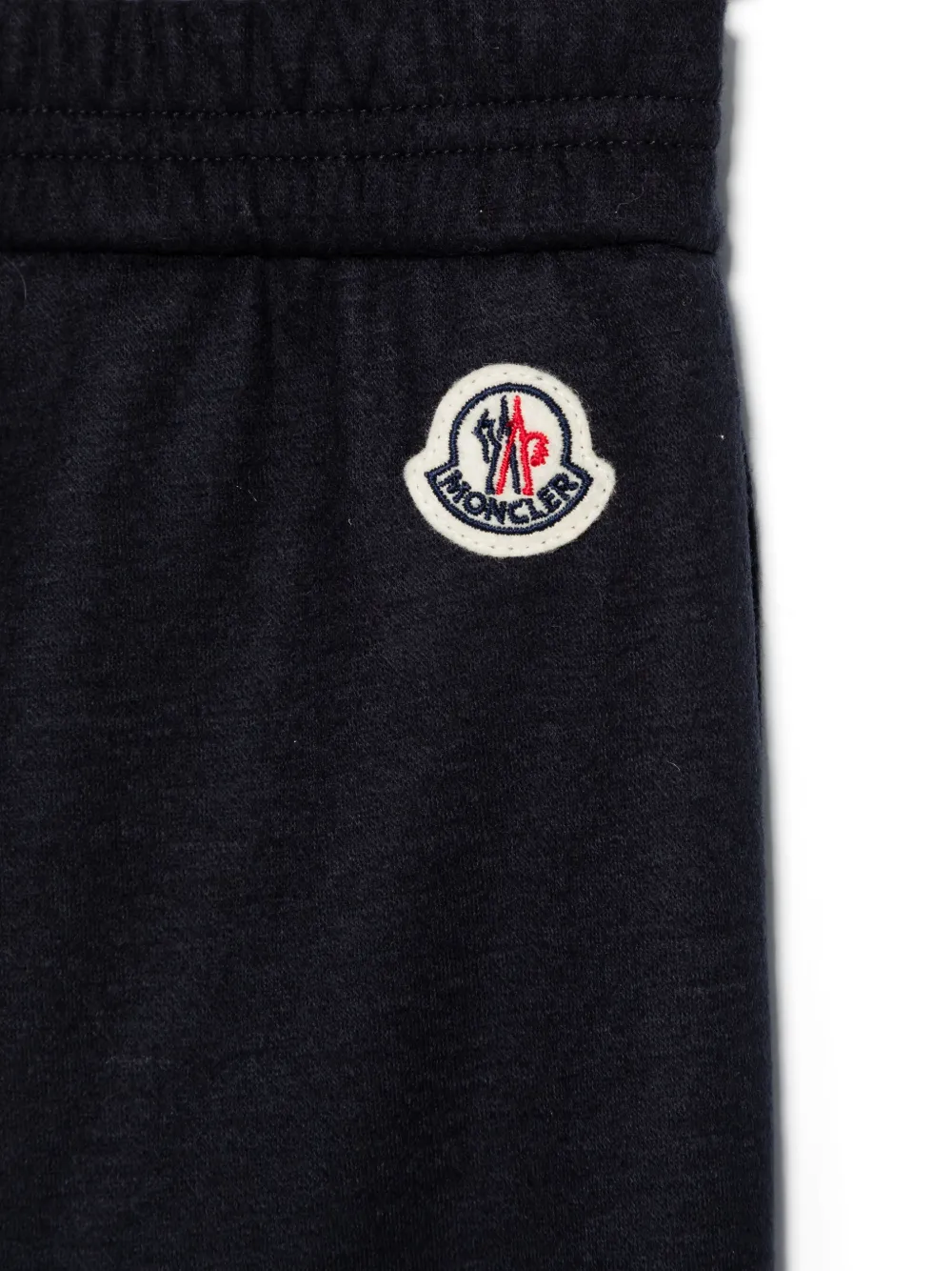Moncler Enfant Broek met logopatch Blauw