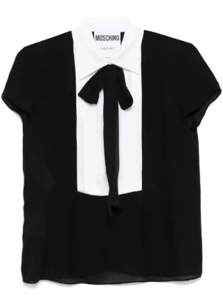 Moschino Black newest Statement Blouse