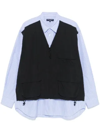 Comme Des Garçons Homme ストライプ シャツ | ブルー | FARFETCH JP