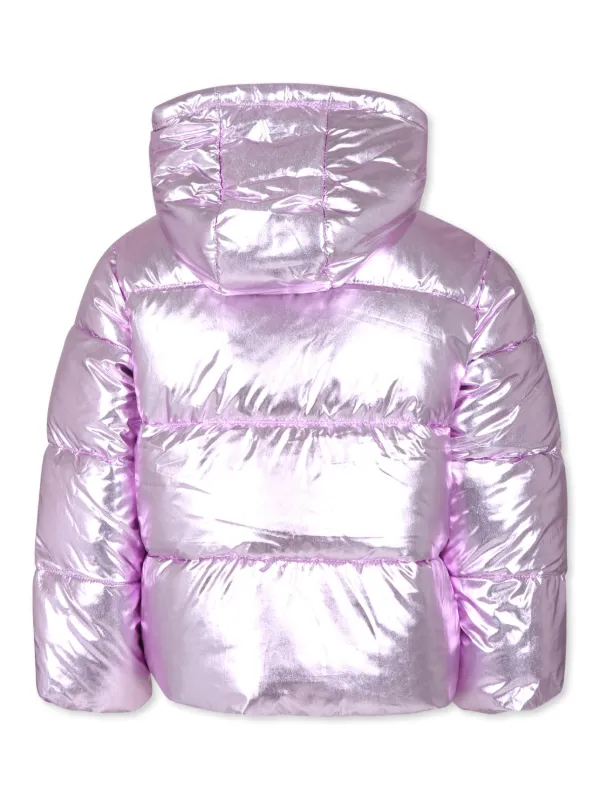 キッズアウター Stella McCartney FW24 PUFFER (TV2Q57Z0537 930) Stella McCartney Kids logo-appliquéd Puffer Jacket | Pink