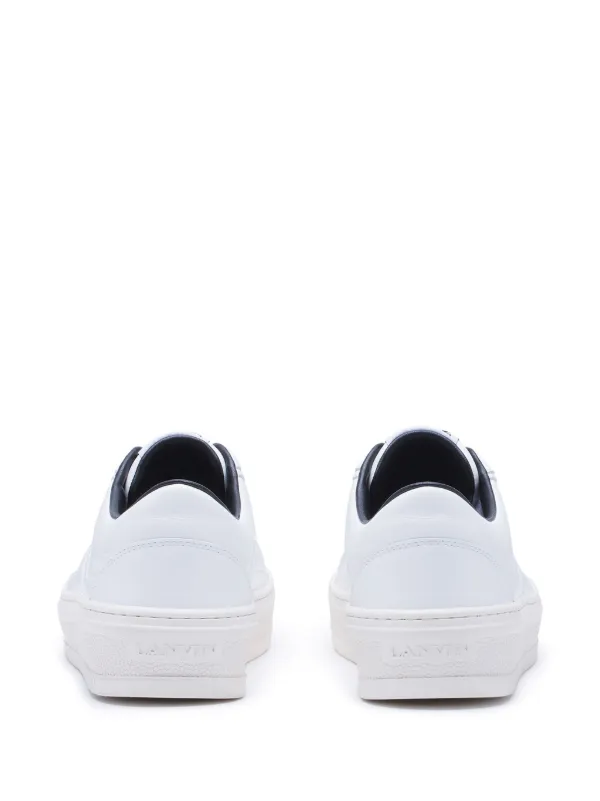 Lanvin レザースニーカー | ホワイト | FARFETCH JP