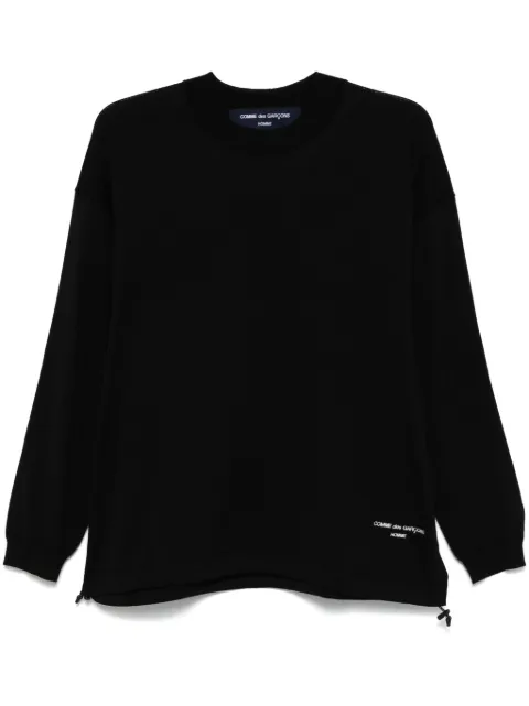 Comme des Garçons Homme suéter con logo bordado