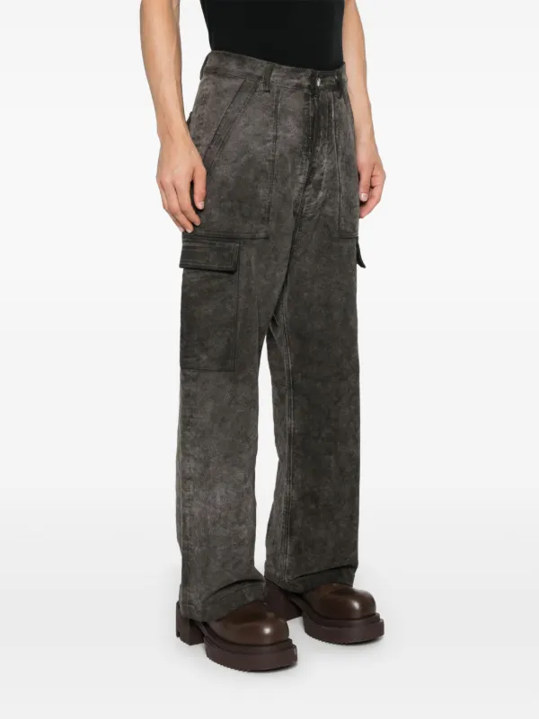 Rick Owens DRKSHDW ダメージ カーゴパンツ | ブラウン | FARFETCH JP