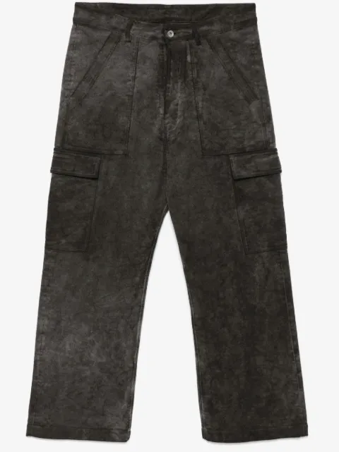 Rick Owens DRKSHDW distressed cargo trousers