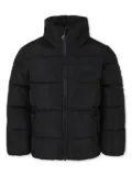 Stella McCartney Kids logo-patch padded jacket - Black