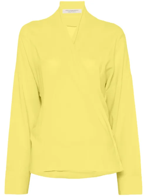 Blouse à design cache-cœur - Philosophy Di Lorenzo Serafini - Modalova