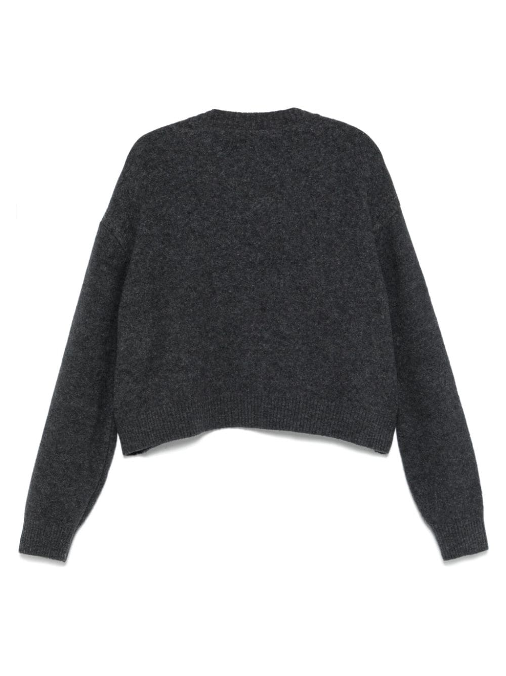 Shop Philosophy Di Lorenzo Serafini Embroidered-logo Sweater In Grey