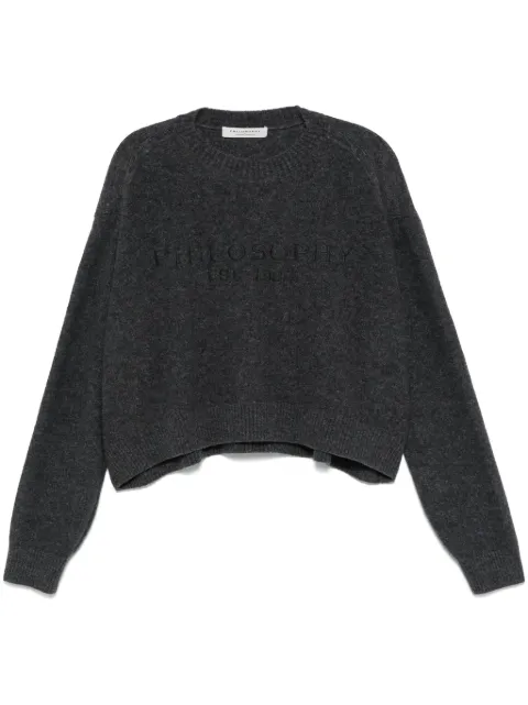 Philosophy Di Lorenzo Serafini logo-embroidered sweater