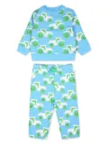 Stella McCartney Kids tractor-print tracksuit set - Blue