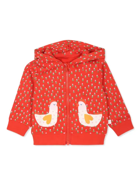 Stella McCartney Kids hoodie con estampado floral