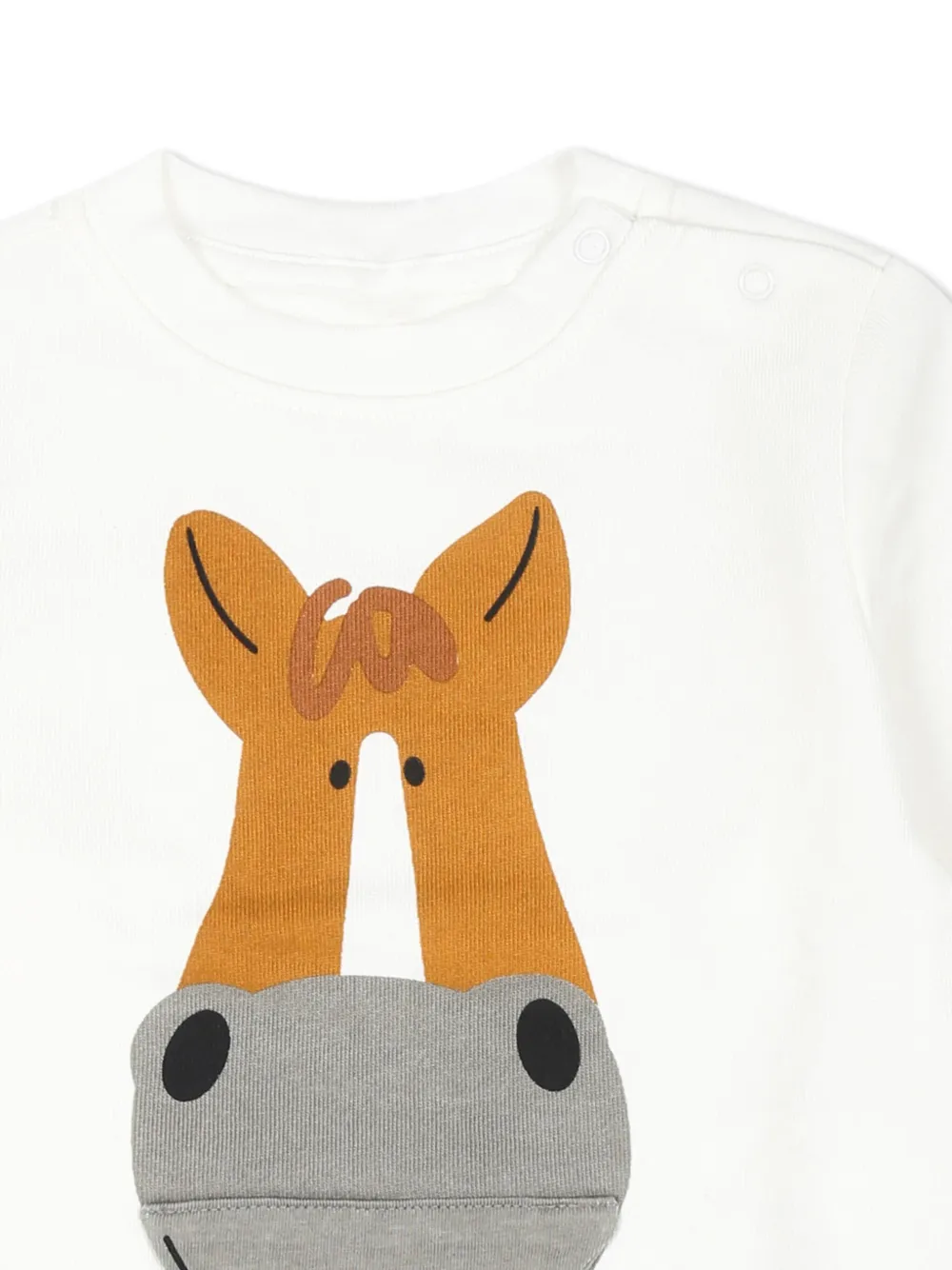 Stella McCartney Kids Sweater met grafische print Wit