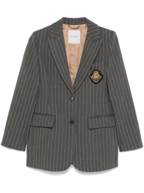 ERMANNO FIRENZE  blazer à fines rayures